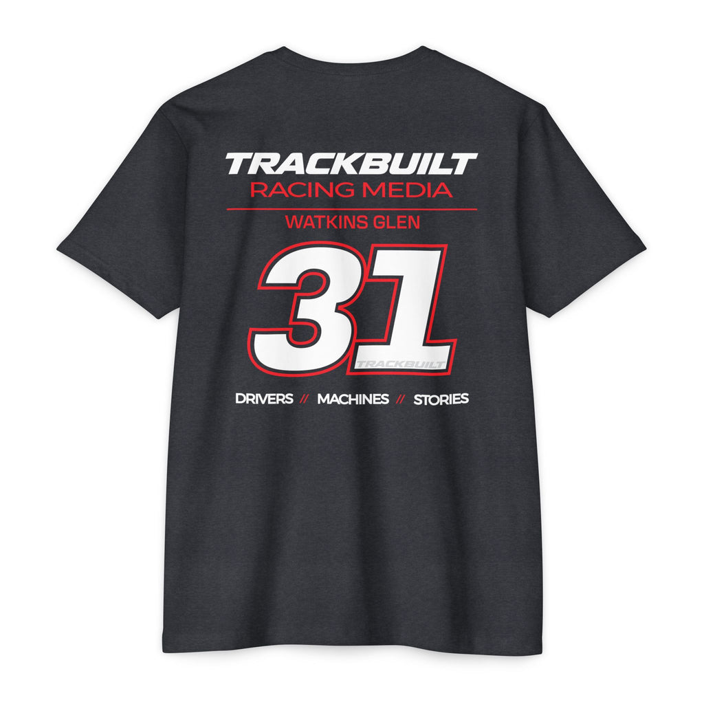 TrackBuilt Media Crew T-Shirt — Watkins Glen edition