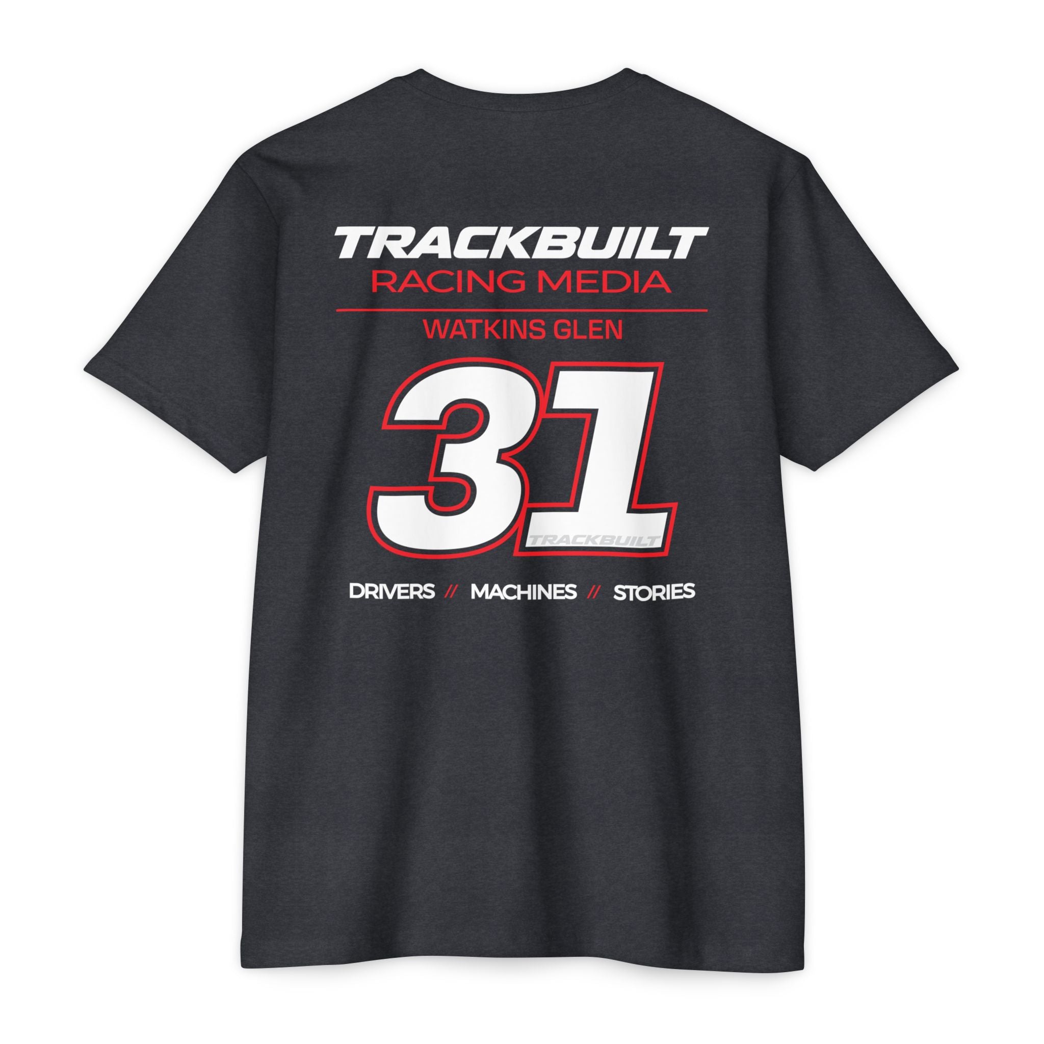TrackBuilt Media Crew T-Shirt — Watkins Glen edition
