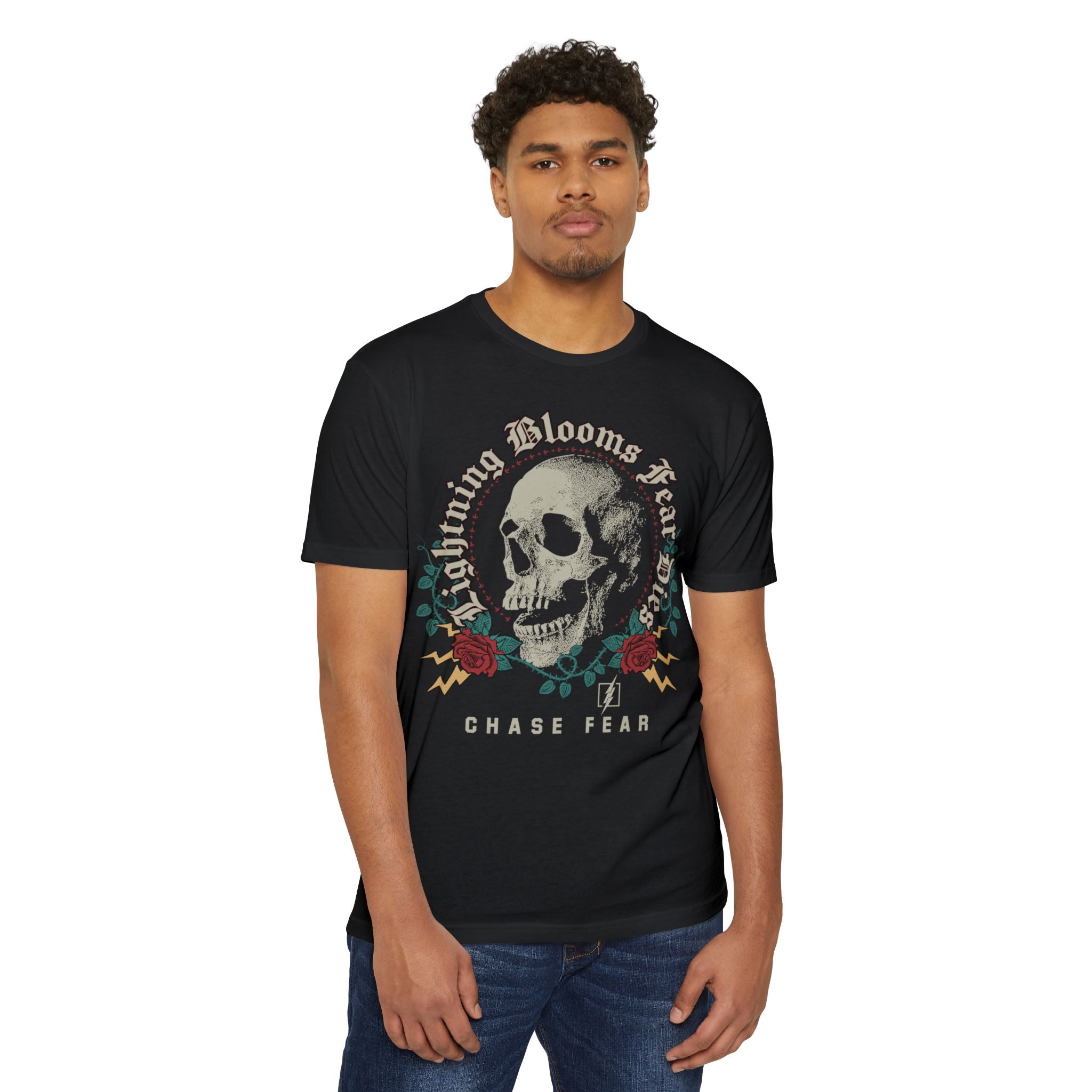 Lightning Blooms, Fear Dies Tee