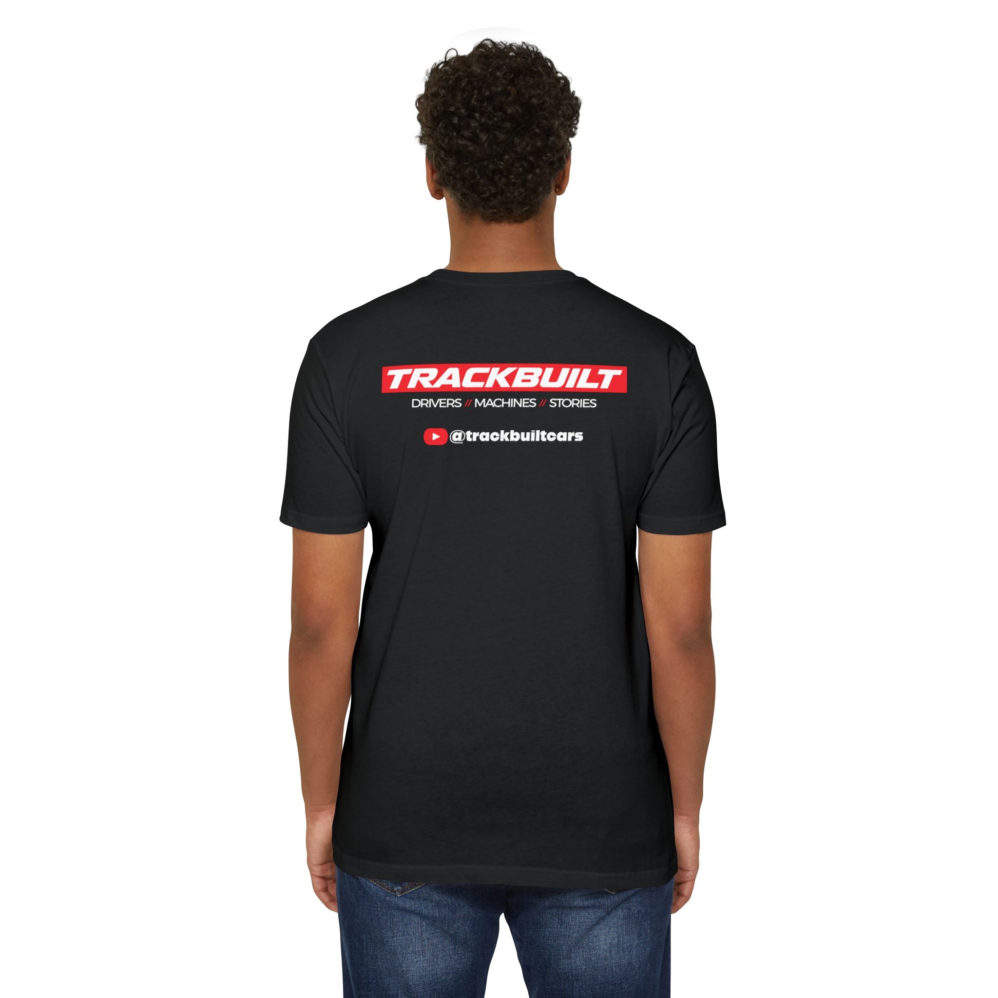 TrackBuilt Racing Logo T‑Shirt — Motorsports Track Team Tee