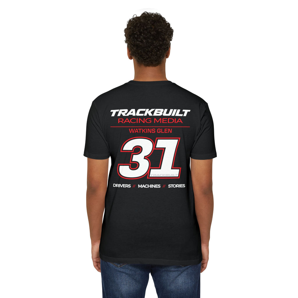 TrackBuilt Media Crew T-Shirt — Watkins Glen edition