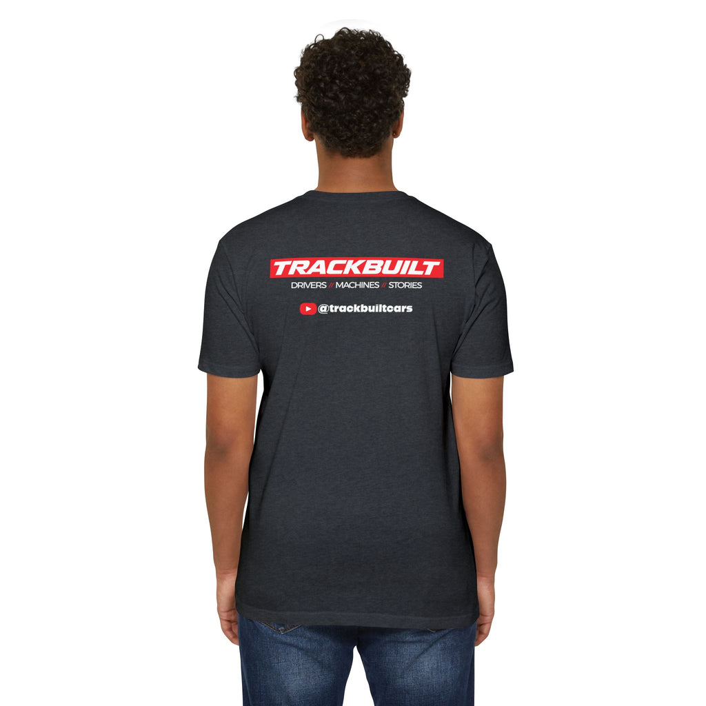 TrackBuilt Racing Logo T‑Shirt — Motorsports Track Team Tee