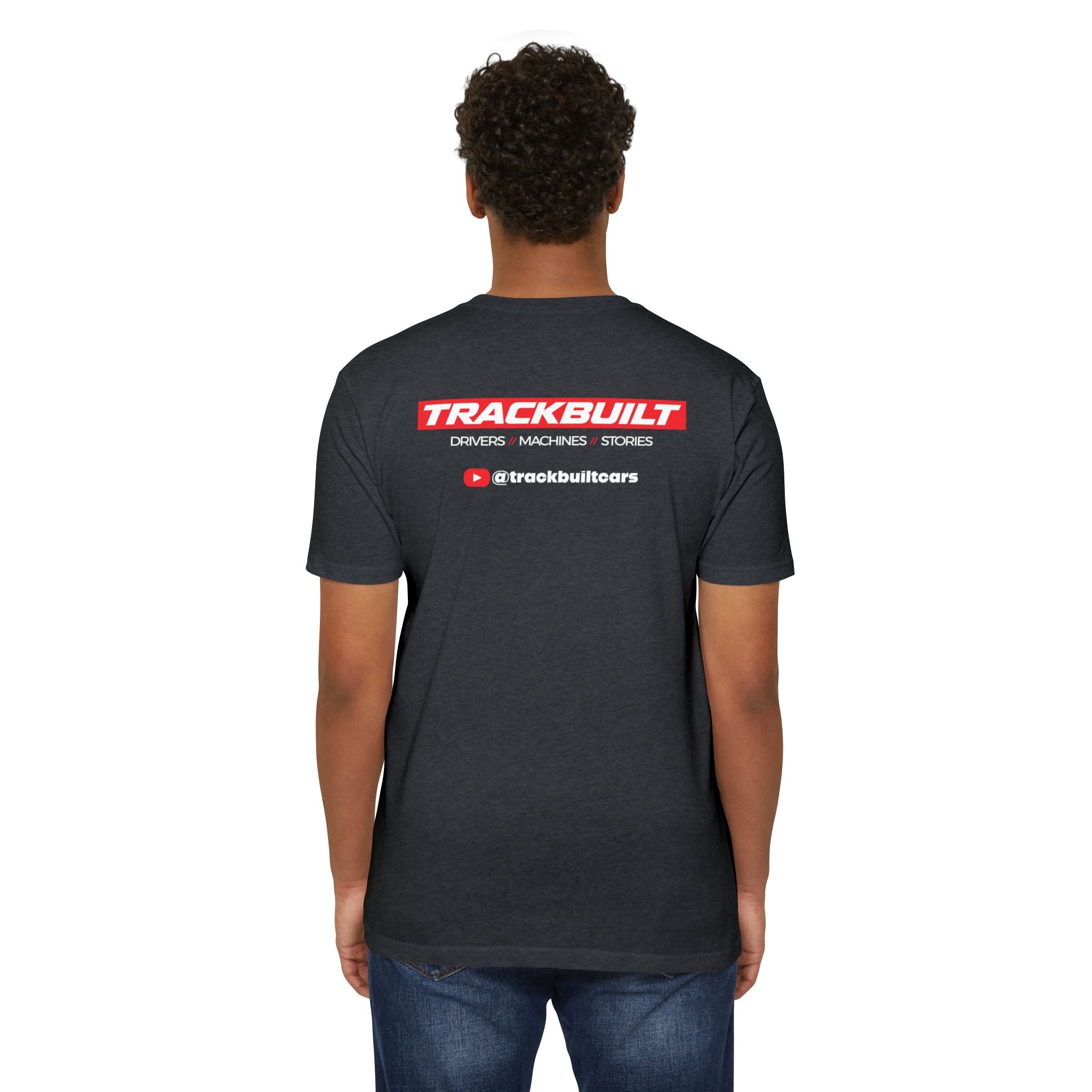 TrackBuilt Racing Logo T‑Shirt — Motorsports Track Team Tee